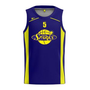 New Ross Sparks Basketball Club Singlet Navy